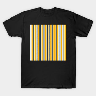 Yellow and navy stripes T-Shirt